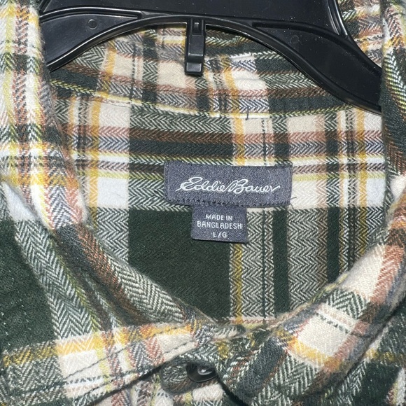 Eddie Bauer Mens Cotton Flannel - Picture 2 of 2